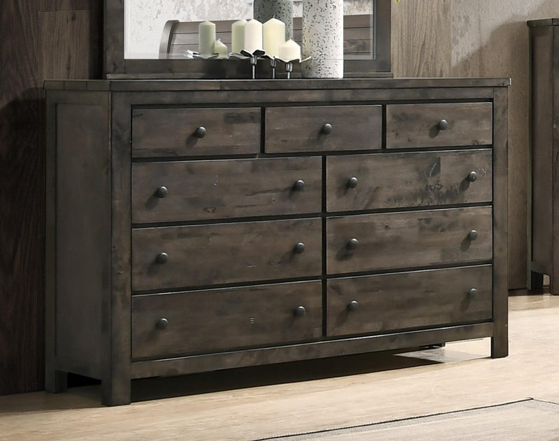 New Classic Furniture Blue Ridge Dresser in Rustic Gray - Sims Furniture