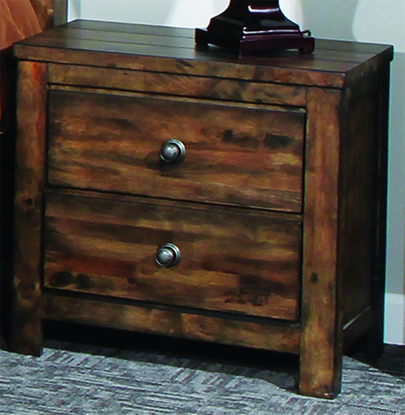 New Classic Furniture Blue Ridge Nightstand in Rustic Gray - Sims Furniture