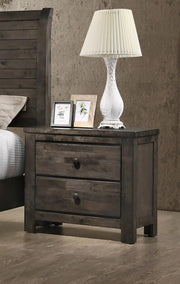New Classic Furniture Blue Ridge Nightstand in Rustic Gray - Sims Furniture
