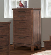 New Classic Furniture Cagney Lift Top Chest in Chestnut - Sims Furniture