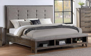 New Classic Furniture Cagney Queen Bed in Vintage Gray - Sims Furniture