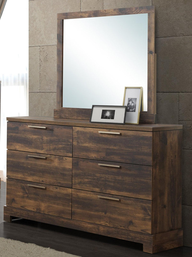 New Classic Furniture Campbell Mirror in Ranchero - Sims Furniture