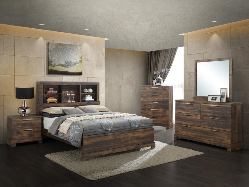 New Classic Furniture Campbell Mirror in Ranchero - Sims Furniture