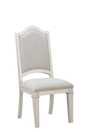 New Classic Furniture Anastasia Side Chair in Antique Bisque (Set of 2) - Sims Furniture