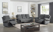 New Classic Furniture Connor Glider Recliner in Gray - Sims Furniture