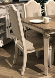 New Classic Furniture Anastasia Side Chair in Antique Bisque (Set of 2) - Sims Furniture