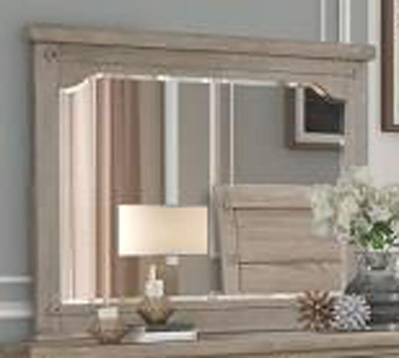 New Classic Furniture Fairfax Mirror in Driftwood - Sims Furniture