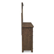 New Classic Furniture Fairfax Mirror in Medium Oak - Sims Furniture