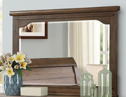 New Classic Furniture Fairfax Mirror in Medium Oak - Sims Furniture