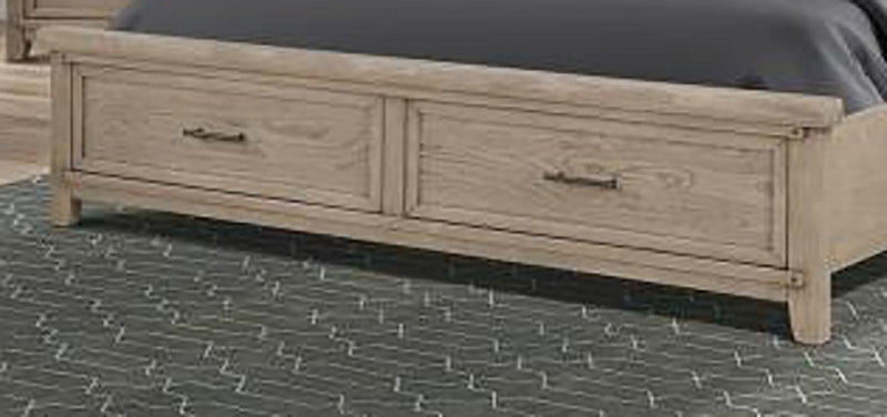 New Classic Furniture Fairfax King Storage Bed in Driftwood - Sims Furniture
