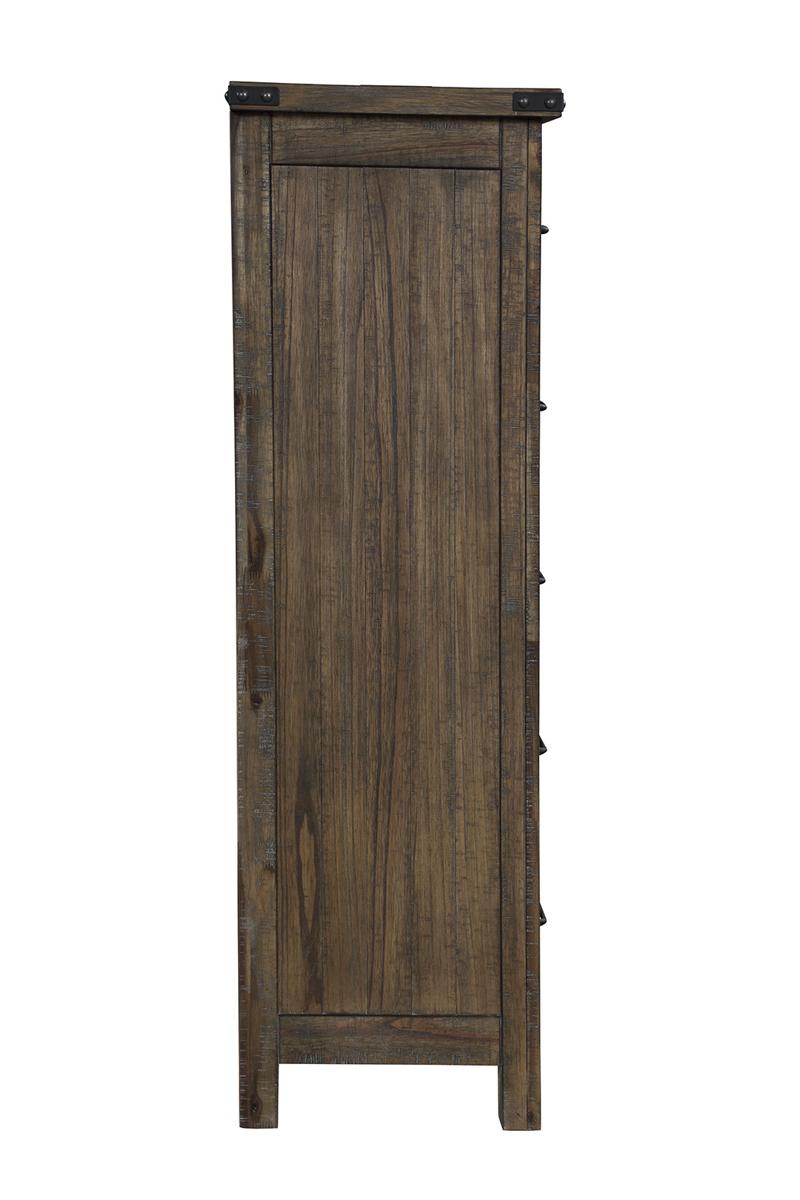 New Classic Furniture Galleon Chest in Weathered Walnut - Sims Furniture