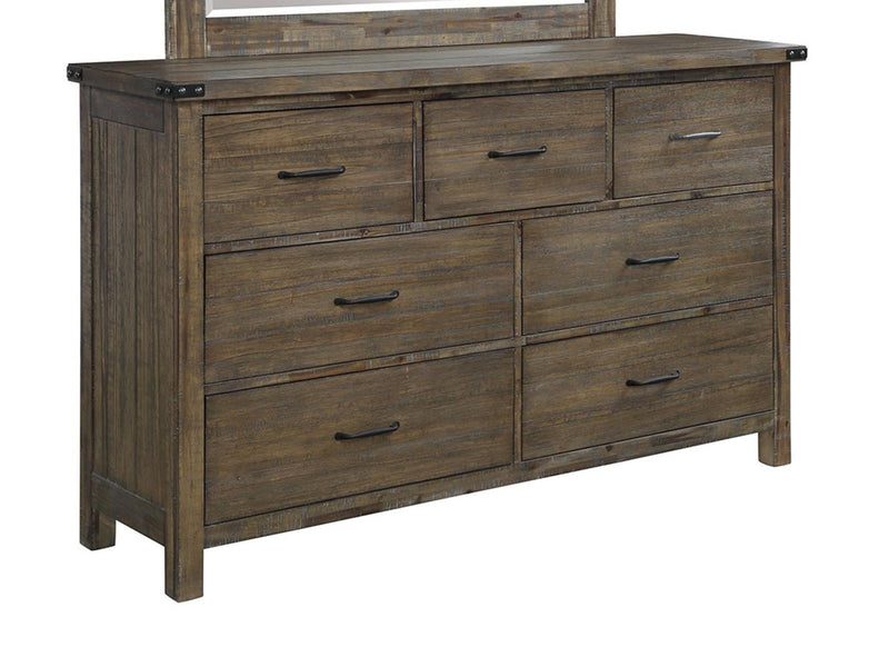 New Classic Furniture Galleon Dresser in Weathered Walnut - Sims Furniture