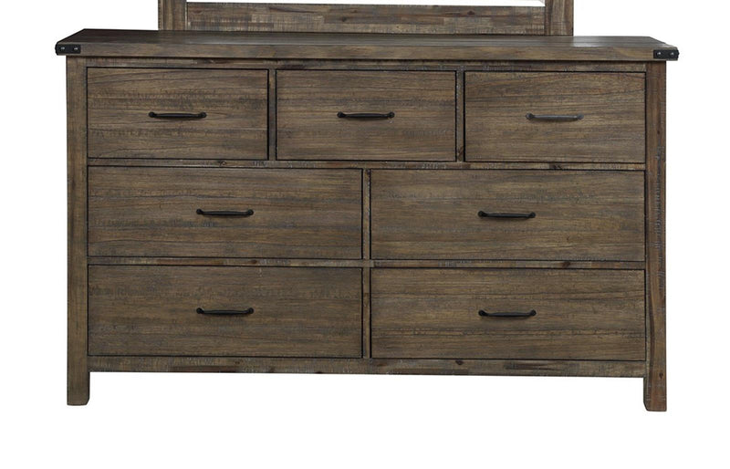 New Classic Furniture Galleon Dresser in Weathered Walnut - Sims Furniture