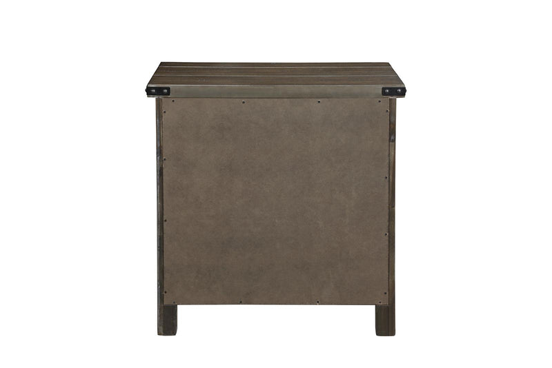 New Classic Furniture Galleon Nightstand in Weathered Walnut - Sims Furniture