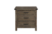 New Classic Furniture Galleon Nightstand in Weathered Walnut - Sims Furniture