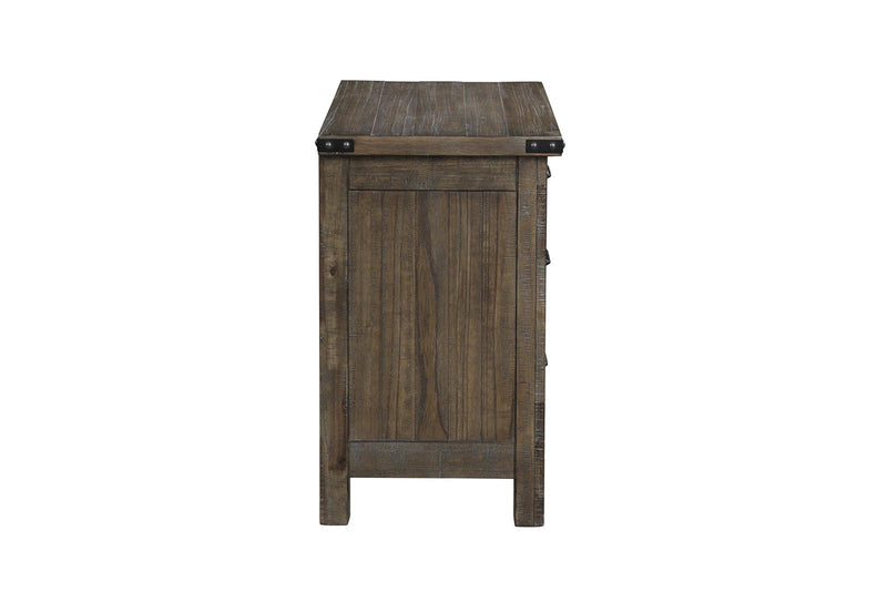 New Classic Furniture Galleon Nightstand in Weathered Walnut - Sims Furniture