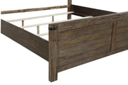 New Classic Furniture Galleon Queen Bed in Weathered Walnut - Sims Furniture