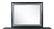 New Classic Furniture Luxor Mirror in Black/Silver - Sims Furniture