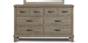 New Classic Furniture Marwick 8 Drawer Dresser in Sand - Sims Furniture