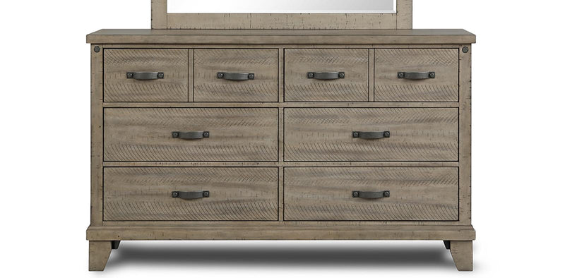 New Classic Furniture Marwick 8 Drawer Dresser in Sand - Sims Furniture