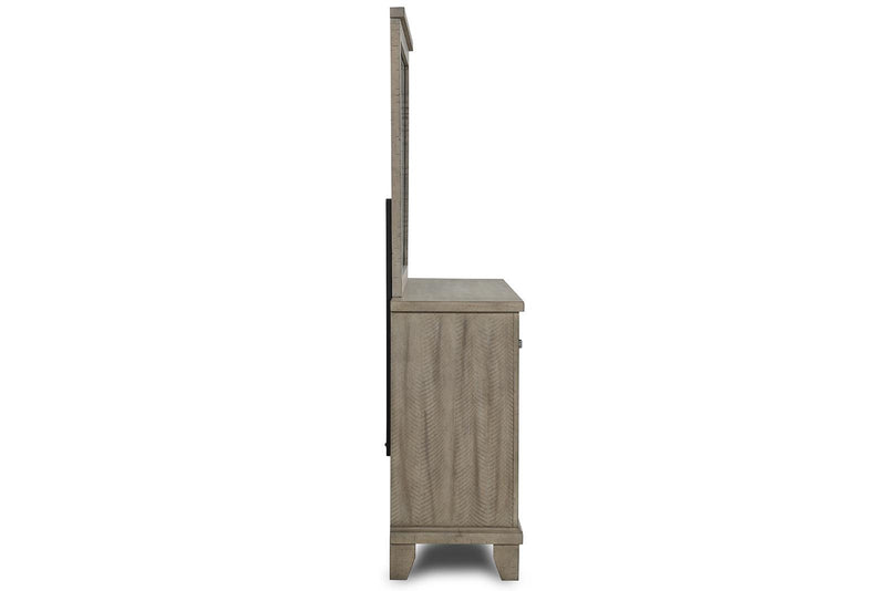 New Classic Furniture Marwick 8 Drawer Dresser in Sand - Sims Furniture