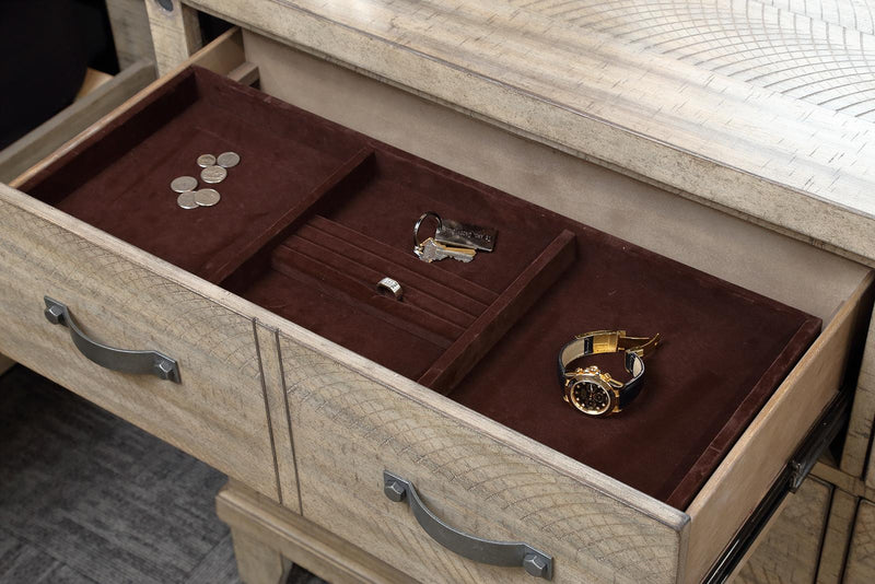 New Classic Furniture Marwick 8 Drawer Dresser in Sand - Sims Furniture