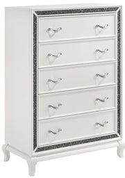 New Classic Furniture Park Imperial 5 Drawer Chest in White - Sims Furniture