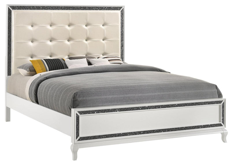 New Classic Furniture Park Imperial California King Bed in White - Sims Furniture