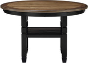 New Classic Furniture Prairie Point 47" Round Dining Table in Black - Sims Furniture