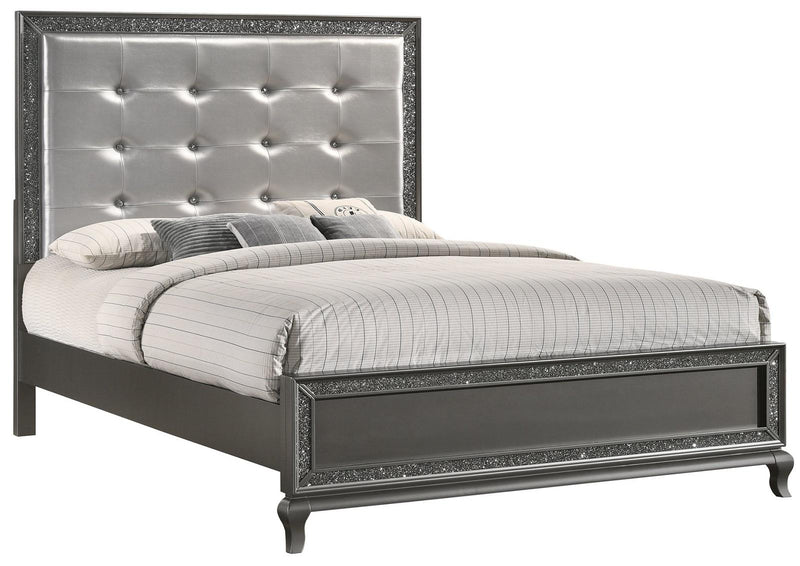 New Classic Furniture Park Imperial Full Bed in Pewter - Sims Furniture