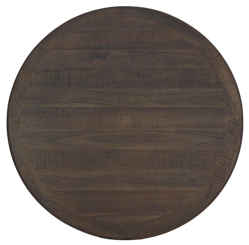 New Classic Furniture Prairie Point 47" Round Dining Table in Black - Sims Furniture