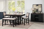 New Classic Furniture Prairie Point Server in Black - Sims Furniture