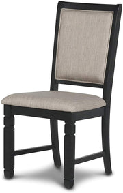 New Classic Furniture Prairie Point Side Chair in Black (Set of 2) - Sims Furniture