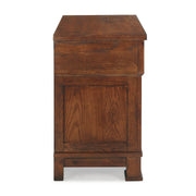 New Classic Furniture Providence 3 Drawer Nightstand in Dark Oak - Sims Furniture