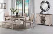 New Classic Furniture Prairie Point Upholstered Arm Chair in White (Set of 2) - Sims Furniture