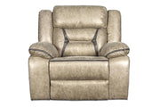 New Classic Furniture Roswell Swivel Glider Recliner in Pewter - Sims Furniture