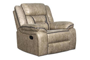 New Classic Furniture Roswell Swivel Glider Recliner in Pewter - Sims Furniture
