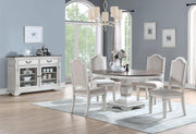 New Classic Furniture Anastasia Side Chair in Antique Bisque (Set of 2) - Sims Furniture