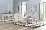 New Classic Furniture Anastasia Side Chair in Antique Bisque (Set of 2) - Sims Furniture
