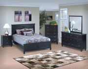 New Classic Furniture Tamarack Full Bed in Black - Sims Furniture