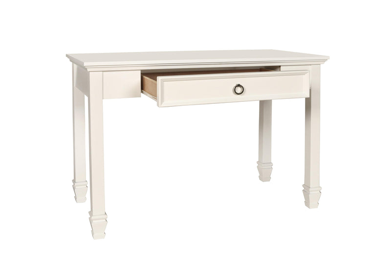 New Classic Furniture Tamarack Desk in White - Sims Furniture