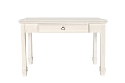 New Classic Furniture Tamarack Desk in White - Sims Furniture
