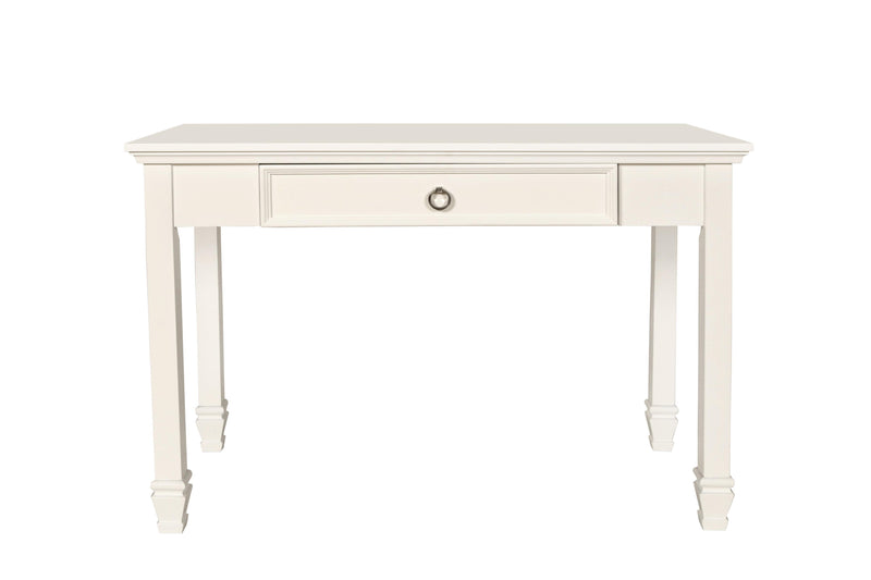 New Classic Furniture Tamarack Desk in White - Sims Furniture