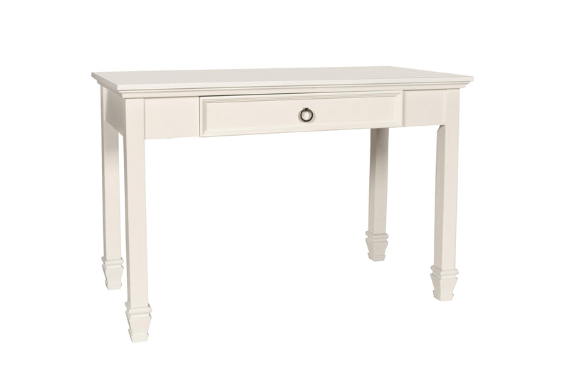New Classic Furniture Tamarack Desk in White - Sims Furniture