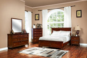 New Classic Furniture Tamarack Full Bed in Brown Cherry - Sims Furniture