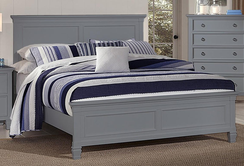New Classic Furniture Tamarack Twin Bed in Gray - Sims Furniture