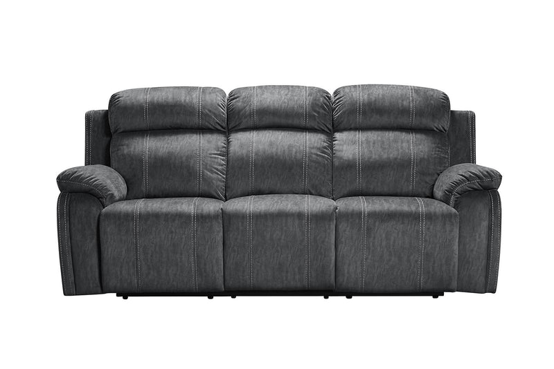 New Classic Furniture Tango Dual Recliner Sofa in Shadow - Sims Furniture