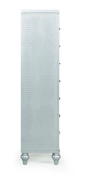 New Classic Furniture Valentino Lingerie Chest in Silver - Sims Furniture