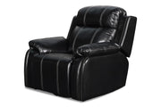 New Classic Fusion Swivel Glider Recliner in Black - Sims Furniture