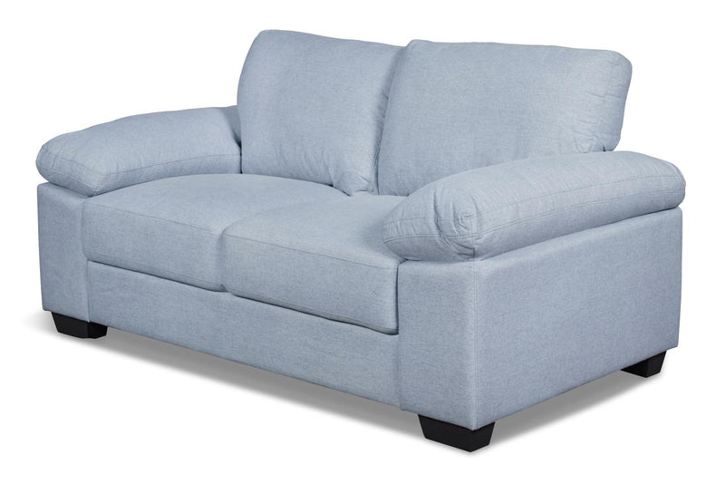 New Classic Harper Loveseat in Dusk - Sims Furniture